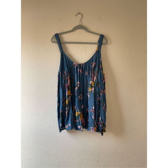 Torrid cold shoulder long sleeve floral blouse size 4x - Picture 1 of 6